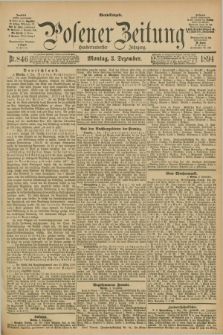 Posener Zeitung. Jg.101, Nr. 846 (3 Dezember 1894) - Abend=Ausgabe.
