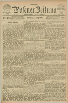 Posener Zeitung. Jg.101, Nr. 848 (4 Dezember 1894) - Mittag=Ausgabe.