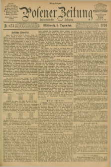 Posener Zeitung. Jg.101, Nr. 851 (5 Dezember 1894) - Mittag=Ausgabe.