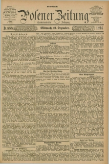 Posener Zeitung. Jg.101, Nr. 888 (19 Dezember 1894) - Abend=Ausgabe.