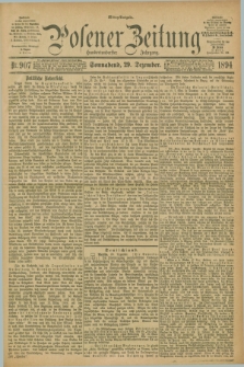 Posener Zeitung. Jg.101, Nr. 907 (29 Dezember 1894) - Mittag=Ausgabe.