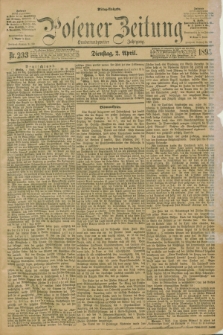 Posener Zeitung. Jg.102, Nr. 233 (2 April 1895) - Mittag=Ausgabe.