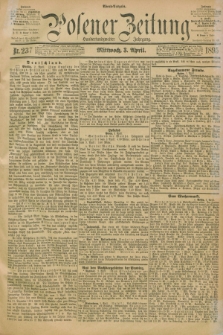 Posener Zeitung. Jg.102, Nr. 237 (3 April 1895) - Abend=Ausgabe.