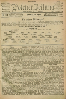 Posener Zeitung. Jg.102, Nr. 261 (14 April 1895) - Morgen=Ausgabe. + dod.