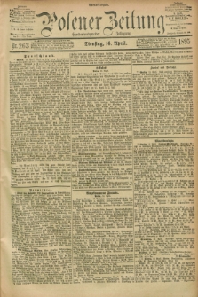 Posener Zeitung. Jg.102, Nr. 263 (16 April 1895) - Abend=Ausgabe.