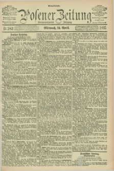 Posener Zeitung. Jg.102, Nr. 283 (24 April 1895) - Mittag=Ausgabe.