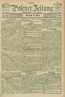 Posener Zeitung. Jg.102, Nr. 284 (24 April 1895) - Abend=Ausgabe.