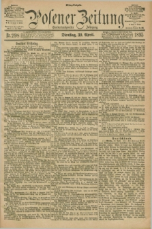 Posener Zeitung. Jg.102, Nr. 298 (30 April 1895) - Mittag=Ausgabe.