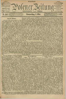 Posener Zeitung. Jg.102, Nr. 303 (2 Mai 1895) - Morgen=Ausgabe. + dod.