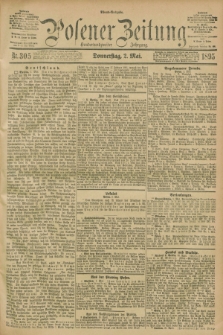 Posener Zeitung. Jg.102, Nr. 305 (2 Mai 1895) - Abend=Ausgabe.