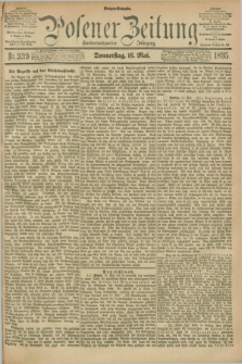 Posener Zeitung. Jg.102, Nr. 339 (16 Mai 1895) - Morgen=Ausgabe. + dod.