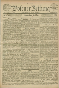 Posener Zeitung. Jg.102, Nr. 374 (30 Mai 1895) - Abend=Ausgabe.