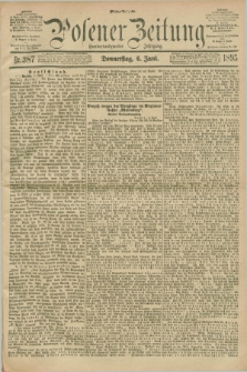 Posener Zeitung. Jg.102, Nr. 387 (6 Juni 1895) - Mittag=Ausgabe.