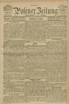 Posener Zeitung. Jg.102, Nr. 427 (21 juni 1895) - Abend=Ausgabe.