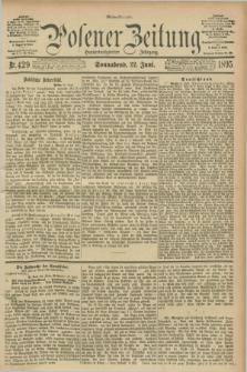 Posener Zeitung. Jg.102, Nr. 429 (22 Juni 1895) - Mittag=Ausgabe.