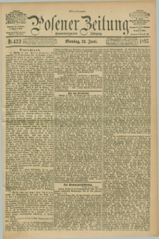 Posener Zeitung. Jg.102, Nr. 432 (24 Juni 1895) - Mittag=Ausgabe.