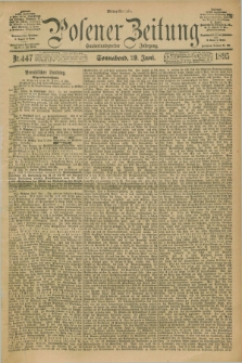 Posener Zeitung. Jg.102, Nr. 447 (29 Juni 1895) - Mittag=Ausgabe.