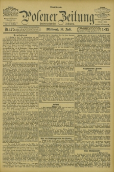 Posener Zeitung. Jg.102, Nr. 475 (10 Juli 1895) - Abend=Ausgabe.