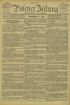 Posener Zeitung. Jg.102, Nr. 477 (11 Juli 1895) - Mittag=Ausgabe.
