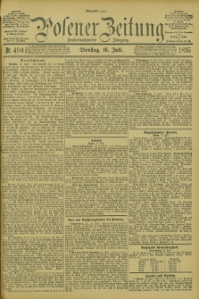 Posener Zeitung. Jg.102, Nr. 490 (16 Juli 1895) - Abend=Ausgabe.