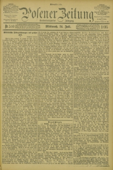 Posener Zeitung. Jg.102, Nr. 510 (24 Juli 1895) - Mittag=Ausgabe.
