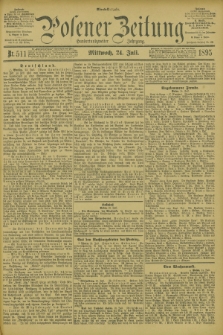 Posener Zeitung. Jg.102, Nr. 511 (24 Juli 1895) - Abend=Ausgabe.