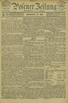 Posener Zeitung. Jg.102, Nr. 520 (27 Juli 1895) - Abend=Ausgabe.