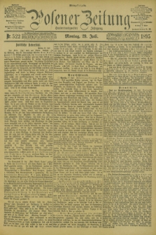 Posener Zeitung. Jg.102, Nr. 522 (29 Juli 1895) - Mittag=Ausgabe.