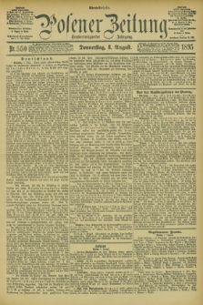 Posener Zeitung. Jg.102, Nr. 550 (8 August 1895) - Abend=Ausgabe.