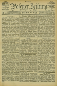 Posener Zeitung. Jg.102, Nr. 556 (10 August 1895) - Abend=Ausgabe.