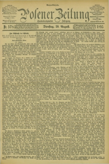 Posener Zeitung. Jg.102, Nr. 578 (20 August 1895) - Morgen=Ausgabe. + dod.
