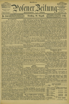 Posener Zeitung. Jg.102, Nr. 580 (20 August 1895) - Abend=Ausgabe.