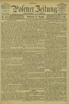 Posener Zeitung. Jg.102, Nr. 583 (21 August 1895) - Abend=Ausgabe.