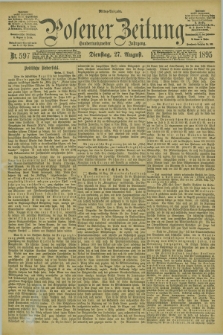 Posener Zeitung. Jg.102, Nr. 597 (27 August 1895) - Mittag=Ausgabe.