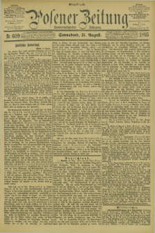 Posener Zeitung. Jg.102, Nr. 609 (31 August 1895) - Mittag=Ausgabe.