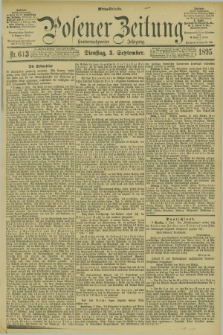 Posener Zeitung. Jg.102, Nr. 613 (3 September 1895) - Mittag=Ausgabe.