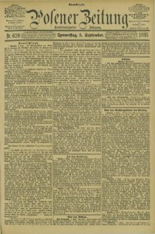 Posener Zeitung. Jg.102, Nr. 620 (5 September 1895) - Abend=Ausgabe.