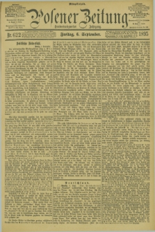 Posener Zeitung. Jg.102, Nr. 622 (6 September 1895) - Mittag=Ausgabe.