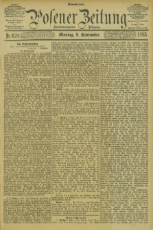 Posener Zeitung. Jg.102, Nr. 628 (9 September 1895) - Mittag=Ausgabe.