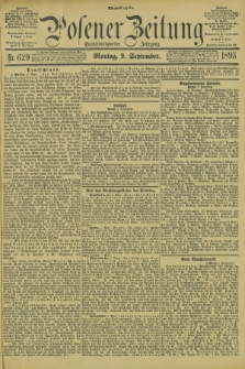 Posener Zeitung. Jg.102, Nr. 629 (9 September 1895) - Abend=Ausgabe.