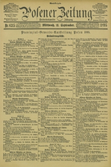Posener Zeitung. Jg.102, Nr. 635 (11 September 1895) - Abend=Ausgabe.