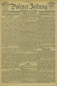 Posener Zeitung. Jg.102, Nr. 668 (24 September 1895) - Abend=Ausgabe.