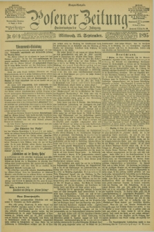 Posener Zeitung. Jg.102, Nr. 669 (25 September 1895) - Morgen=Ausgabe. + dod.