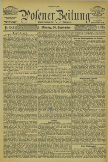 Posener Zeitung. Jg.102, Nr. 683 (30 September 1895) - Abend=Ausgabe.