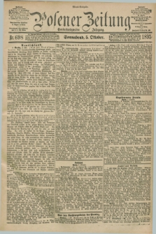 Posener Zeitung. Jg.102, Nr. 698 (5 Oktober 1895) - Abend=Ausgabe.