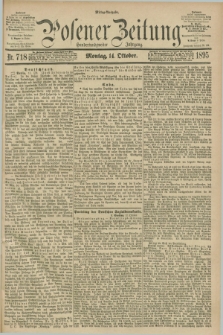 Posener Zeitung. Jg.102, Nr. 718 (14 Oktober 1895) - Mittag=Ausgabe.