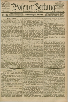 Posener Zeitung. Jg.102, Nr. 727 (17 Oktober 1895) - Mittag=Ausgabe.