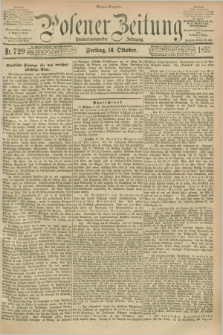 Posener Zeitung. Jg.102, Nr. 729 (18 Oktober 1895) - Morgen=Ausgabe. + dod.
