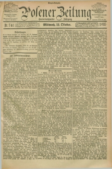 Posener Zeitung. Jg.102, Nr. 741 (23 Oktober 1895) - Morgen=Ausgabe. + dod.