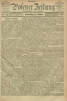 Posener Zeitung. Jg.102, Nr. 744 (24 Oktober 1895) - Morgen=Ausgabe. + dod.
